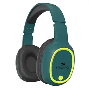 ZEBRONICS Thunder Bluetooth 5.3 Wireless Headphones with 60H Backup