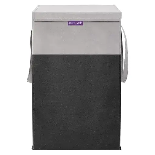 PrettyKrafts 75 LTR Foldable Laundry Basket for Clothes | Non-Woven Laundry Bag | Washing Clothes Storage Basket