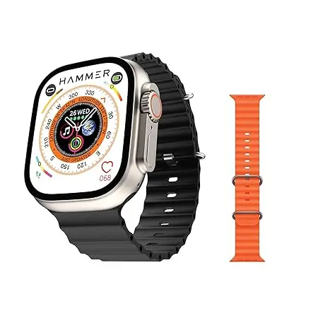 HAMMER Ultra Classic 2.01" Always on Display, Bluetooth Calling Smart Watch