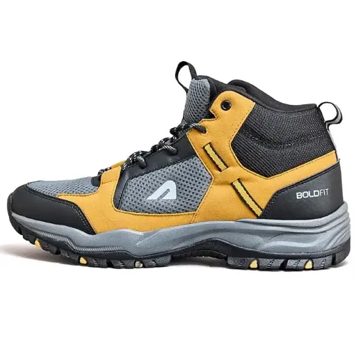 Boldfit Trekking Shoes for Men Hiking Shoes for Men for Outdoor High Neck Shoes for Men Anti Skid Boot Shoes for Men for Hiking, Trekking Shoes Men Water Repellent Tracking Shoes for Men - 6