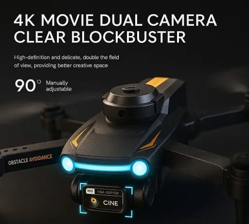 DOCA Air15 Drone with HD. Foldable Design, Smart Flight Modes 